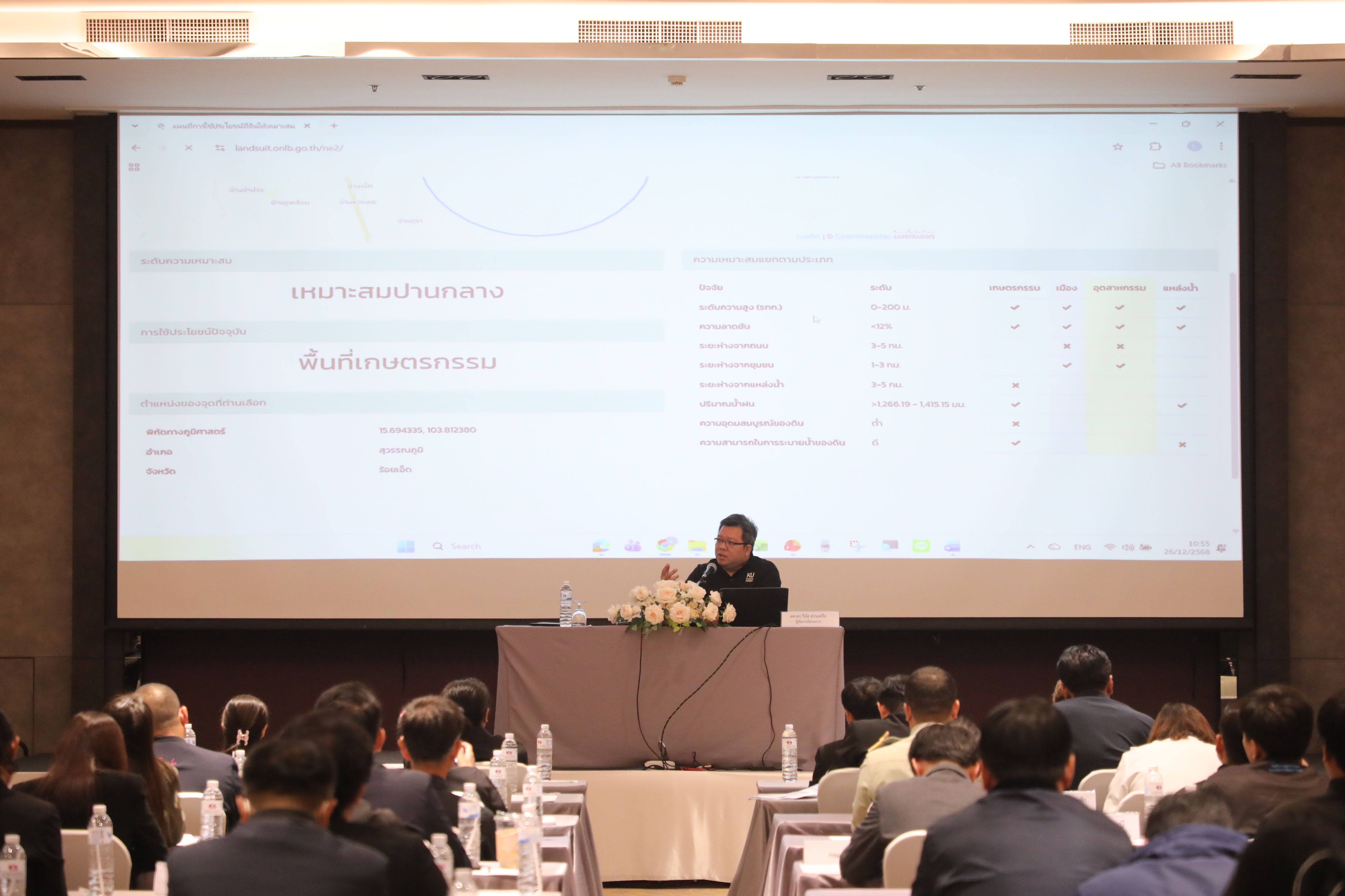 title - ส.ป.ก. ร่วมประชุมการนำเสนอรายงานติดตาม ตรวจสอบ และประเมินผลการใช้ที่ดินของประเทศไทยให้เหมาะสมกับสภาพที่ดินและศักยภาพที่ดิน ภาคตะวันออกเฉียงเหนือ